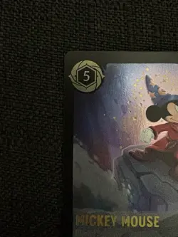 Mickey Mouse Playful Sorcerer D23 Expo Promo EN Holo Foil Lorcana Disney NM - Image 3