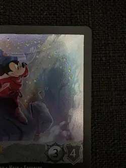 Mickey Mouse Playful Sorcerer D23 Expo Promo EN Holo Foil Lorcana Disney NM - Image 4