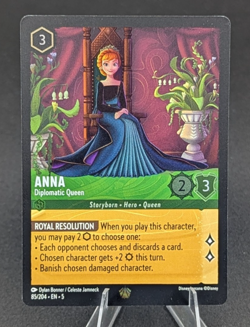 Disney Lorcana Anna 85/204 - Diplomatic Queen - Shimmering Skies (5) - Image 1