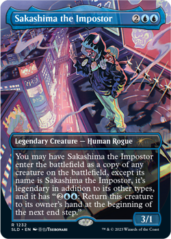 MTG Secret Lair Sakashima the Impostor -SLD City Styles #1232 [UPick Foil/Reg] - Image 3