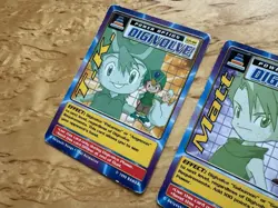 DIGIMON 3 Digi-Destined Swedish Promo Cards T.K Matt Tai Bandai LP - Image 4