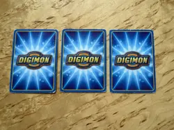 DIGIMON 3 Digi-Destined Swedish Promo Cards T.K Matt Tai Bandai LP - Image 5