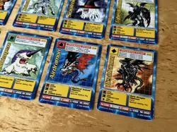 DIGIMON 15-Card Swedish Promo Card Incomplete Set Bandai Played - Image 2
