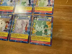 DIGIMON 6 Digi-Destined Swedish Promo Cards Bandai Played - Image 4