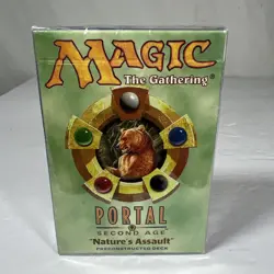 (NEW) MTG - Magic The Gathering - Portal Second Age Nature's Assault Theme Deck - Image 1
