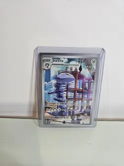 Pokemon Steelix 208/182 SV04 Paradox Rift Illustration Rare Holo Full Art Card - Image 1