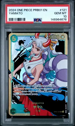2024 ONE PIECE PRB01-PREMIUM BOOSTER -ONE PIECE CARD THE BEST- YAMATO PSA 10 - Image 1