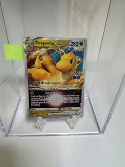Dragonite Vstar SWSH236 NM Full Art Promo Pokemon Card NM - Image 1