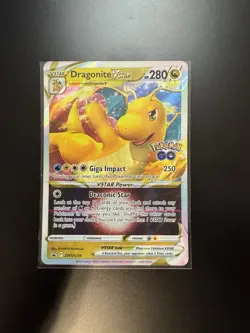 Dragonite Vstar SWSH236 NM Full Art Promo Pokemon Card NM - Image 3