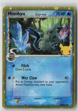 Mimikyu (Delta Species) - Holo Promo SWSH: Sword & Shield Promo Cards SWSH136 NM - Image 1