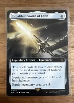 Excalibur, Sword of Eden (Extended Art) MTG: Assassin's Creed Regular - Image 1