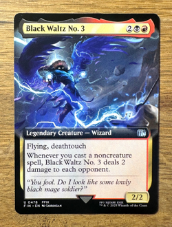 Magic MTG Final Fantasy Black Waltz No.3 #478 *NON-FOIL* Extended Art Uncommon - Image 1