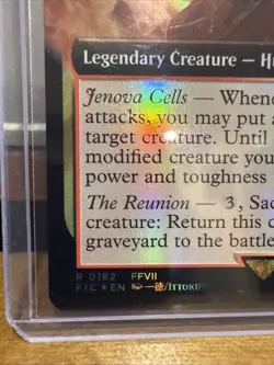 Sephiroth Fallen Hero MTG Final Fantasy VII Foil EXT Art R0182 Universes Beyond - Image 2