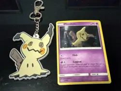 1 Mimikyu Keychain - 1 Mimikyu card Brand New, Pokemon TCG - Image 1