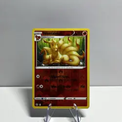 Pokemon TCG Ninetales Silver Tempest 018/195 Reverse Holo Uncommon - Image 1