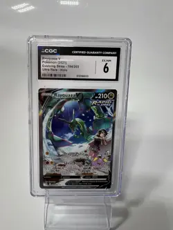 Pokemon 2021 - Rayquaza V Alt Art #194/203 Evolving Skies English 194 CGC 6 NM - Image 1
