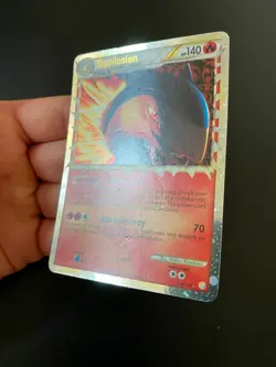 POKEMON TYPHLOSION PRIME HOLO RARE 110/123 HGSS HEARTGOLD SOULSILVER ENGLISH MP - Image 3