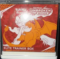 Pokemon TCG Sun & Moon Unbroken Bonds Trainer Box Reshiram Charizard Age 6+ - Image 1