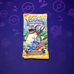 Pokemon XY Flashfire Booster Pack – Mega Kangaskhan Art – Sealed 2014 - Image 1