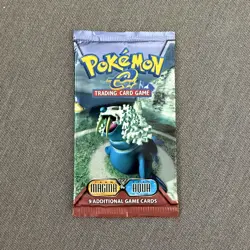 Pokemon EX Team Magma vs Team Aqua Booster Pack – Walrein Art – Sealed 17.27g - Image 1