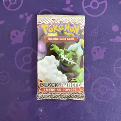 Pokemon Emerging Powers Booster Pack – Tornadus Art – Sealed 2011 B&W - Image 1
