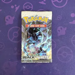 Pokemon Black & White Base Set Booster Pack – Zekrom Art – Sealed 2011 - Image 1