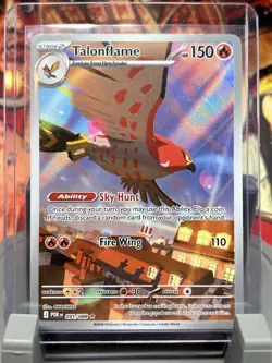Raw English Pokemon Talonflame Perfect Order 091/088 Illustration Rare Holo NM/M - Image 1