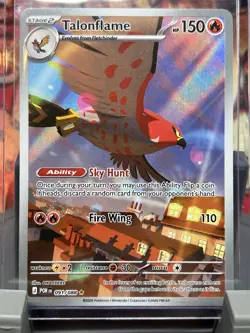 Raw English Pokemon Talonflame Perfect Order 091/088 Illustration Rare Holo NM/M - Image 2