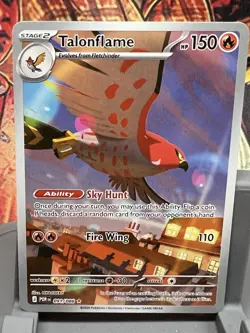 Raw English Pokemon Talonflame Perfect Order 091/088 Illustration Rare Holo NM/M - Image 3