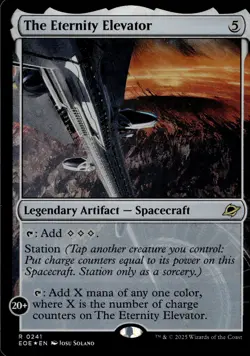 MTG: Edge of Eternities #241 The Eternity Elevator (Foil) - Image 1