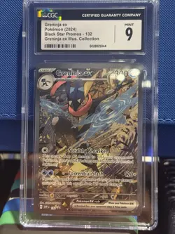 Pokemon Greninja ex 132 Sv: Scarlet & Violet Promo Holo CGC 9 - Image 1