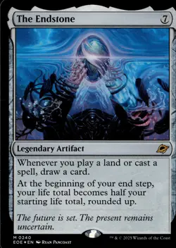 MTG: Edge of Eternities #240 The Endstone (Foil) - Image 1