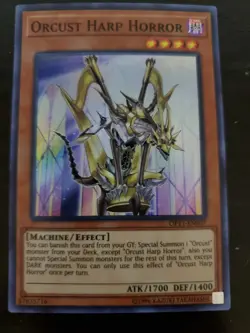 *** ORCUST HARP HORROR *** SUPER RARE MINT/NM OP11-EN007 YUGIOH! - Image 1