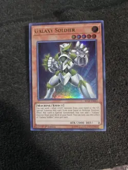Yu-Gi-Oh! First Edition Ultra Rare Galaxy Soldier BLLR-EN053 - Image 1