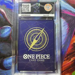 One Piece TCG - Monkey.D.Luffy OP07-109 SR Alt Art - ACE 10 PERFECT SUBGRADES - Image 4