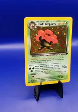 Dark Vileplume 13/82 Team Rocket Set Holo Rare Pokemon Card Nintendo TCG WOTC LP - Image 2