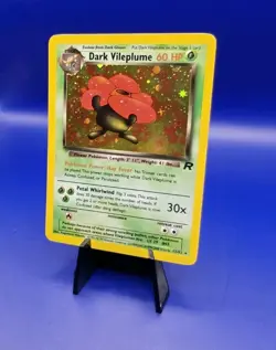 Dark Vileplume 13/82 Team Rocket Set Holo Rare Pokemon Card Nintendo TCG WOTC LP - Image 3