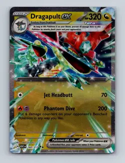 Dragapult ex 160 113 2026 Pokemon Ascended Heroes Double Rare Card NM+ (b) - Image 1