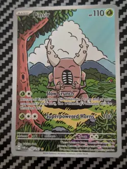 Pinsir - 168/167 - Illustration Rare - Twilight Masquerade - Pokemon Card - Image 1