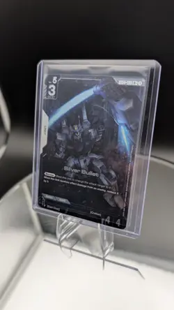 Bandai Gundam Card Game Silver Bullet R+ Foil Unit ST-2 English ST2-005 - Image 1