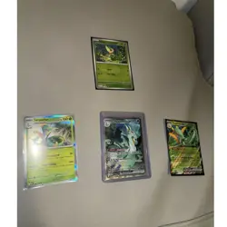 Nintendo Pokemon TCG 4 Card Lot - Snivy, Serperior, Serperior V, Foil - Image 1