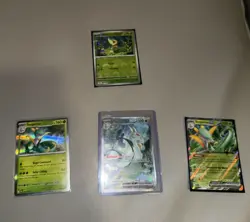 Nintendo Pokemon TCG 4 Card Lot - Snivy, Serperior, Serperior V, Foil - Image 3