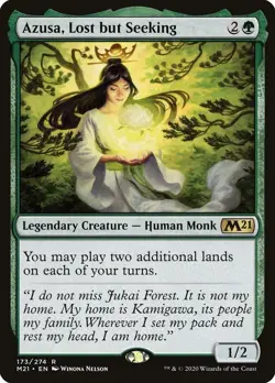 MTG Azusa, Lost but Seeking, Core Set 2021 (M21) - Image 1