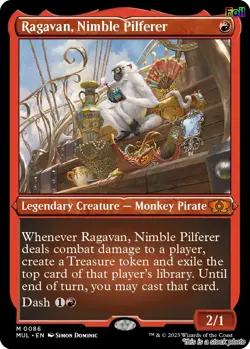 Ragavan, Nimble Pilferer (Foil Etched) [MUL - 86] - NM [Foil] TCG MTG - Image 1