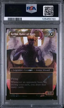 Kefka, Court Mage #0543 Surge Foil *Gem Mint PSA 10* Final Fantasy MTG - Image 2