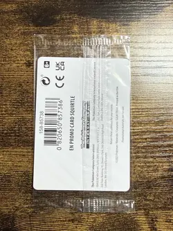 Pokemon Center Stamped Reverse Holo Squirtle Promo 007/165 Sealed Case Fresh - Image 2