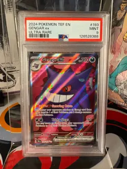 Pokemon TCG: Gengar ex 193/162 Temporal Forces Full Art PSA 9 MINT - Image 1