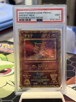 Pokemon TCG Ancient Mew Movie Promo 2000 Holo Card PSA 9 Mint Condition - Image 1