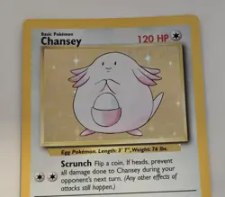 Pokemon Chansey #3/102 Base Set 2 - Holo Damaged! - Image 1