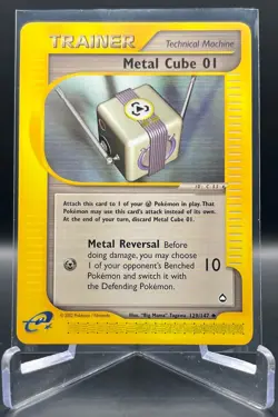 Pokemon TCG Aquapolis METAL CUBE 01 Regular, Uncommon - 129/147 - Image 1